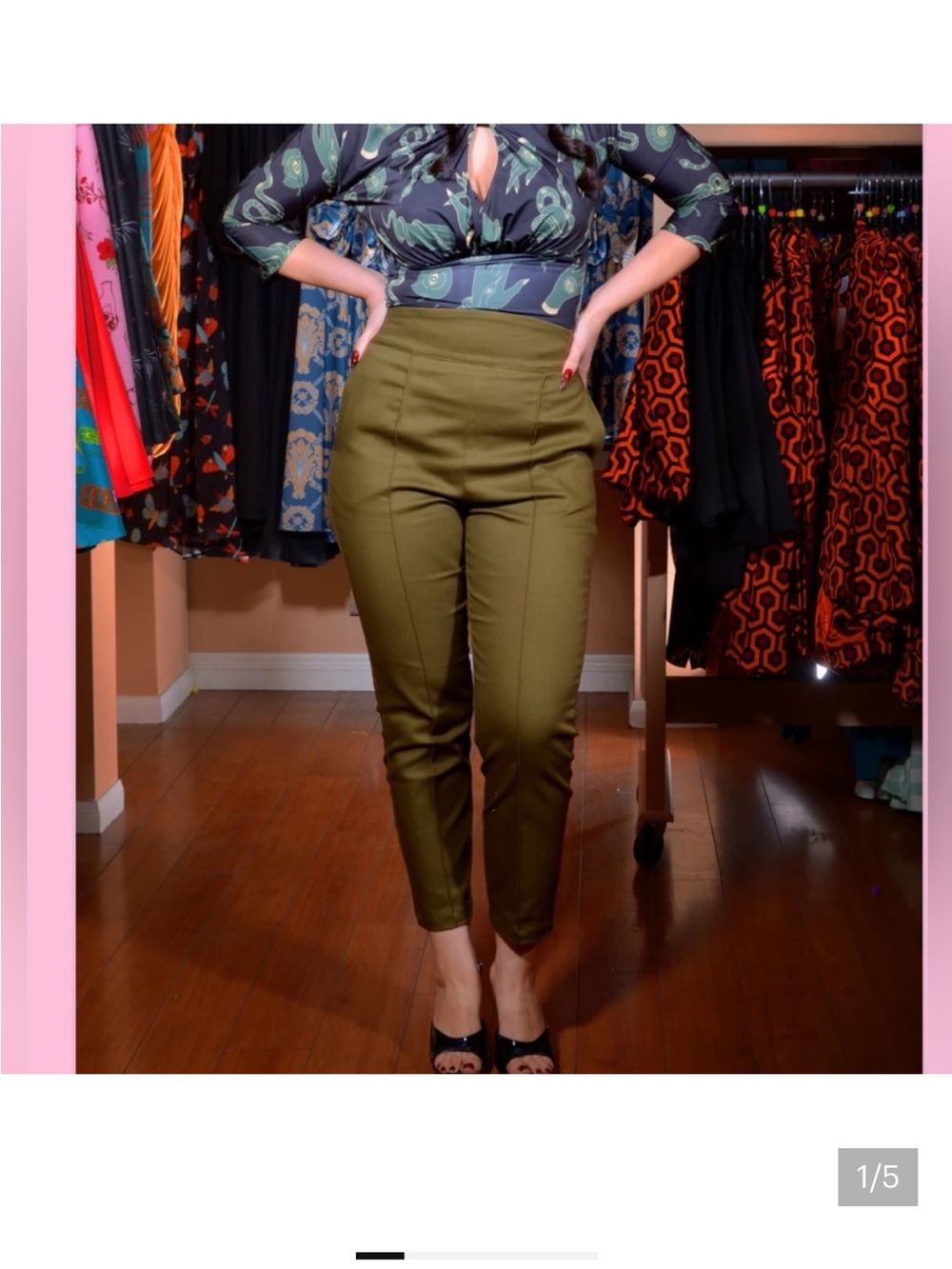 Pinup Couture Cropped trousers